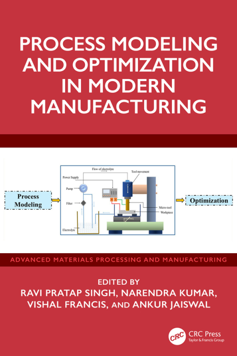 Cover image for book Process Modeling and Optimization in Modern Manufacturing