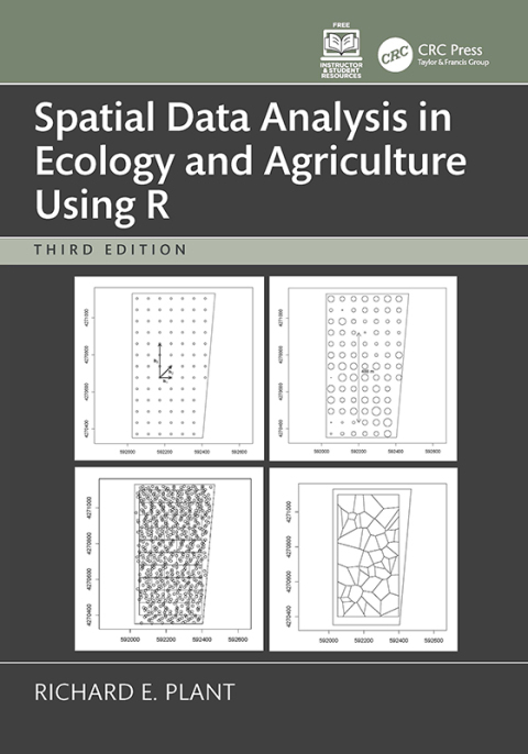 Cover image for book Spatial Data Analysis in Ecology and Agriculture Using R