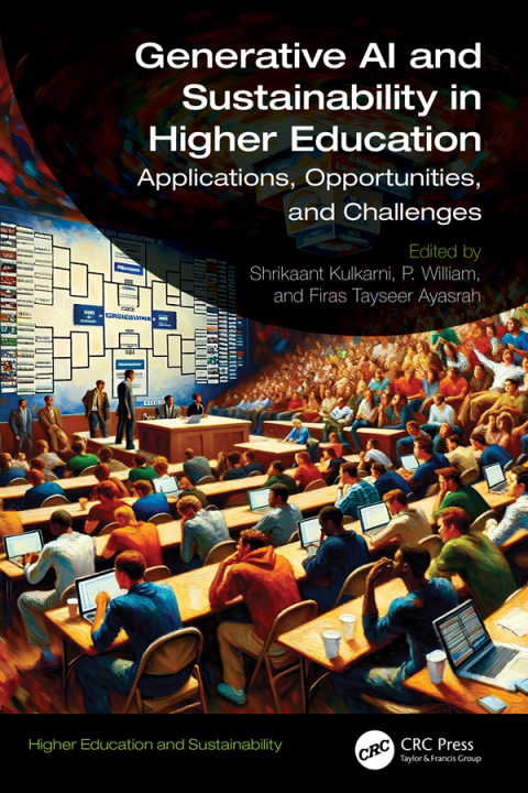 Cover image for book Generative AI and Sustainability in Higher Education