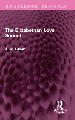 The Elizabethan Love Sonnet