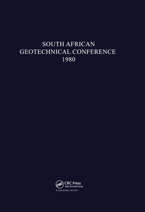 Cover image for book South African geotechnical conference, 1980