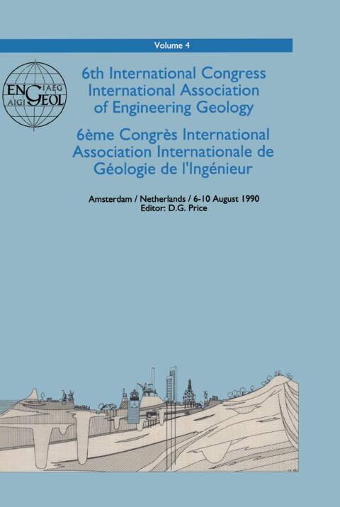 Cover image for book 6th international congress International Association of Engineering Geology, volume 4
