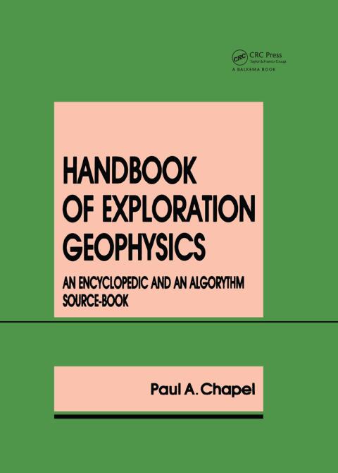 Cover image for book Handbook of Exploration Geophysics