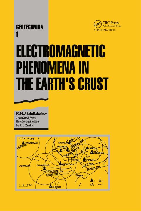 Cover image for book Electromagnetic Phenomena in the Earth's Crust