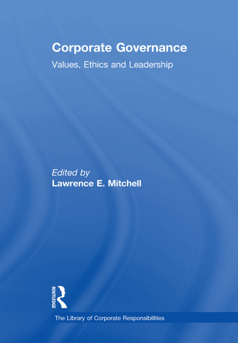 Cover image for book Corporate Governance