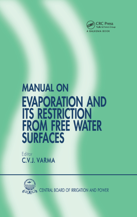 Cover image for book Manual on Evaporation and Its Restriction from Free Water Surfaces
