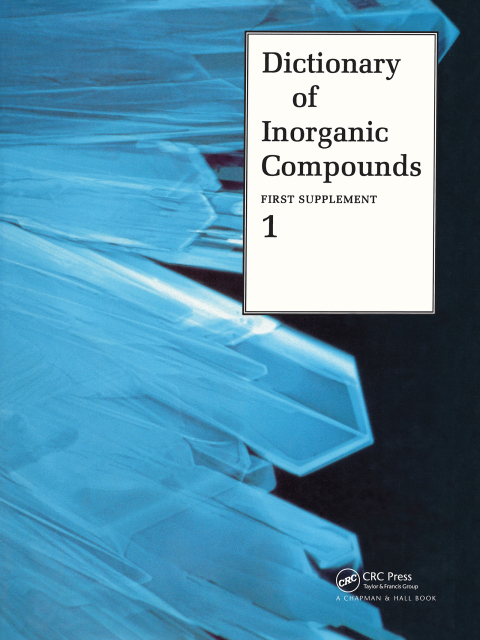 Cover image for book Dictionary of Inorganic Compounds, Supplement 1