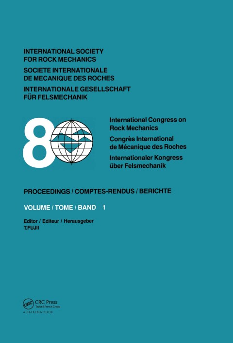 Cover image for book Rock Mechanics 8th Intl V1