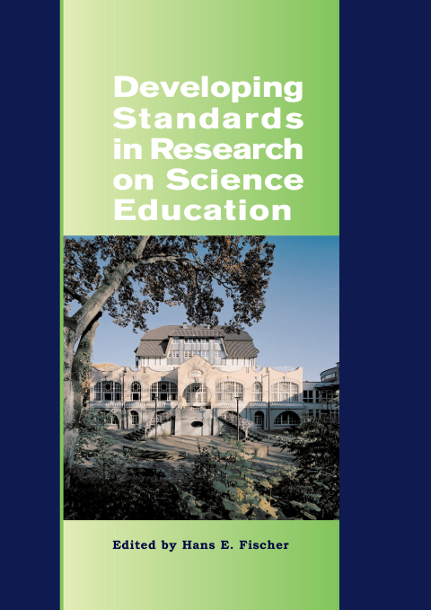 Cover image for book Developing Standards in Research on Science Education