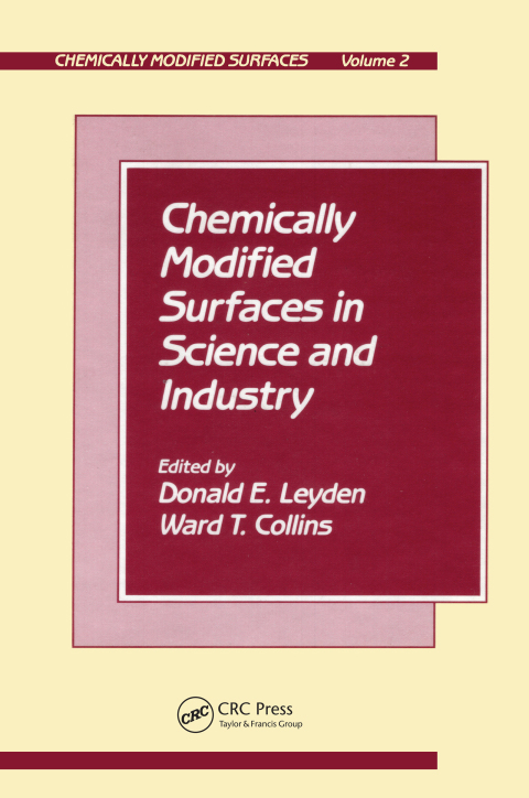 Cover image for book Chemically Modified Surfaces in Science and Industry