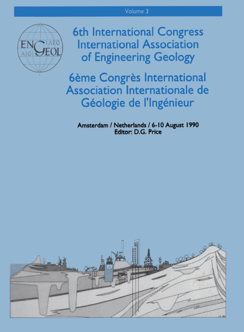 Cover image for book 6th international congress International Association of Engineering Geology, volume 3