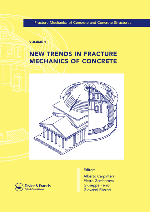 Cover image for book New Trends in Fracture Mechanics of Concrete