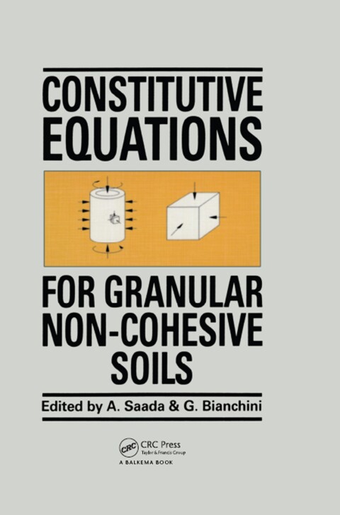 Cover image for book Constitutive Equations for Granular Non-Cohesive Soils