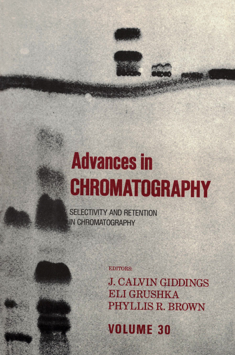 Cover image for book Advances in Chromatography