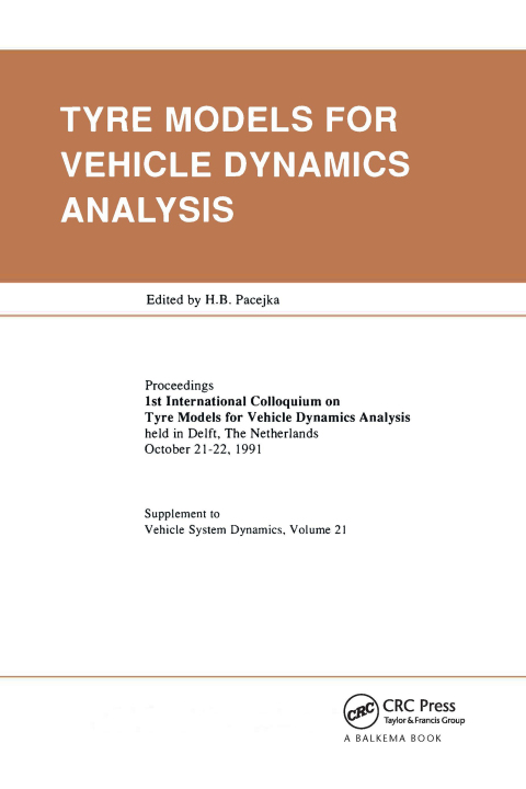 Cover image for book Tyre Models for Vehicle Dynamics Analysis