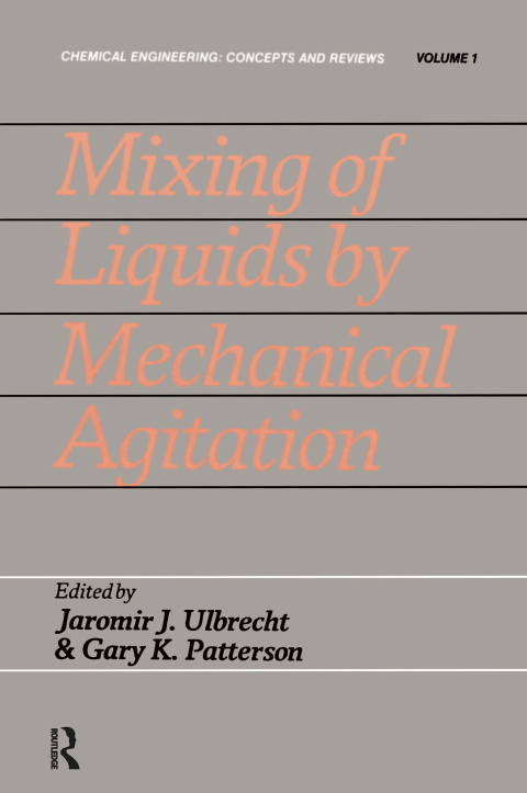 Cover image for book Mixing Liquids By Mechnanical Agitation