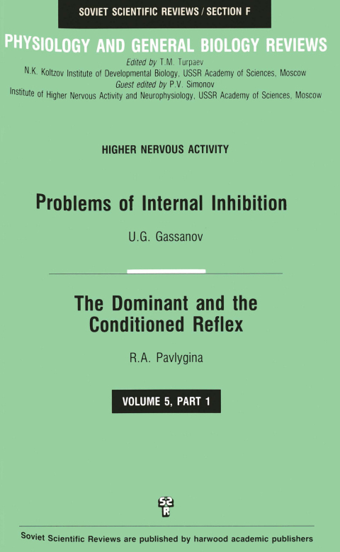 Cover image for book Problems of Internal Inhibition