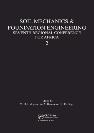 Soil Mechanics Foundation Engineering Seventh Regional Conference for Africa