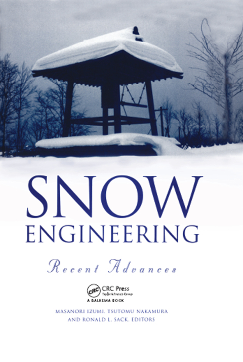 Cover image for book Snow Engineering: Recent Advances