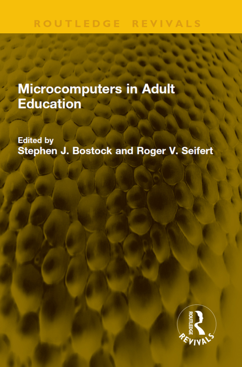 Cover image for book Microcomputers in Adult Education