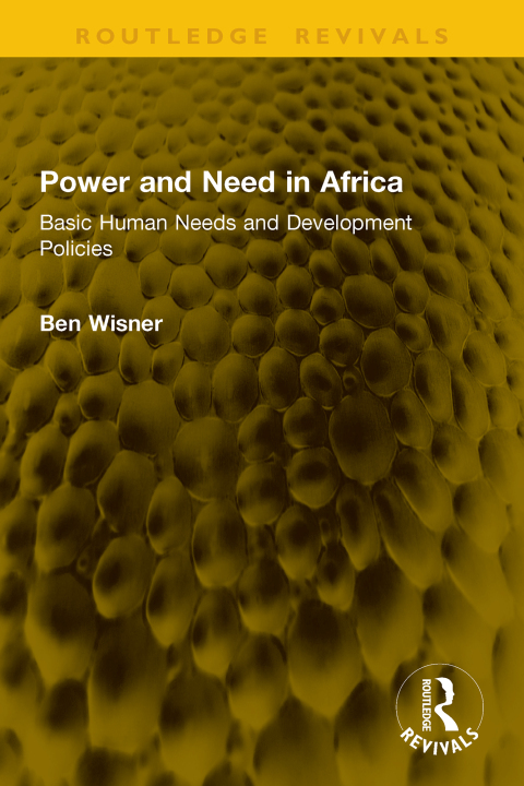 Cover image for book Power and Need in Africa