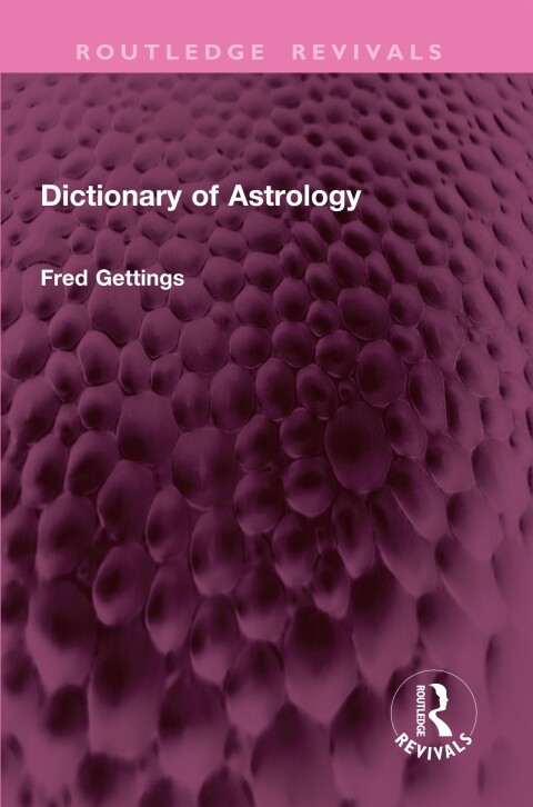 Cover image for book Dictionary of Astrology