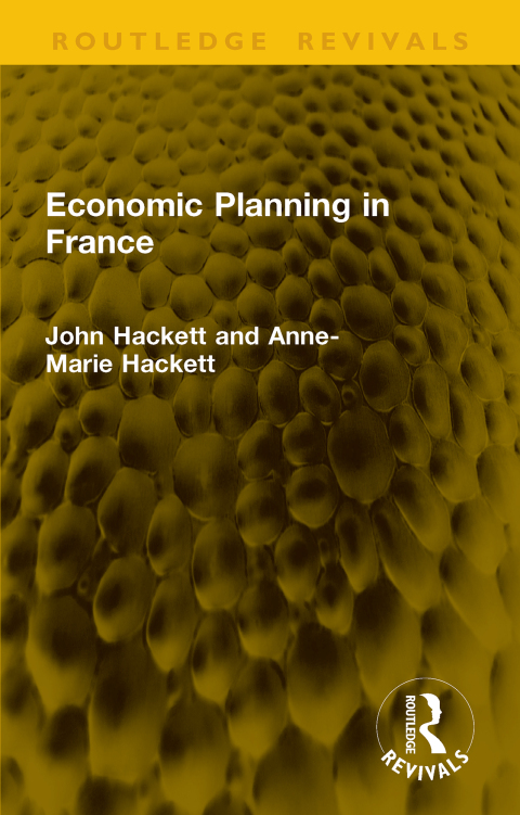 Cover image for book Economic Planning in France