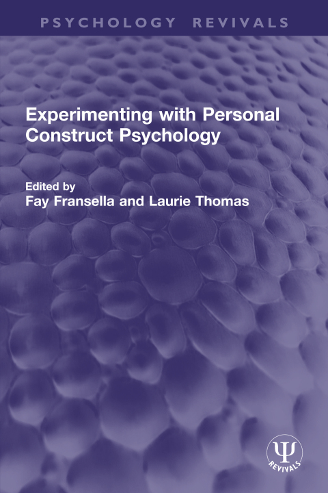 Cover image for book Experimenting with Personal Construct Psychology
