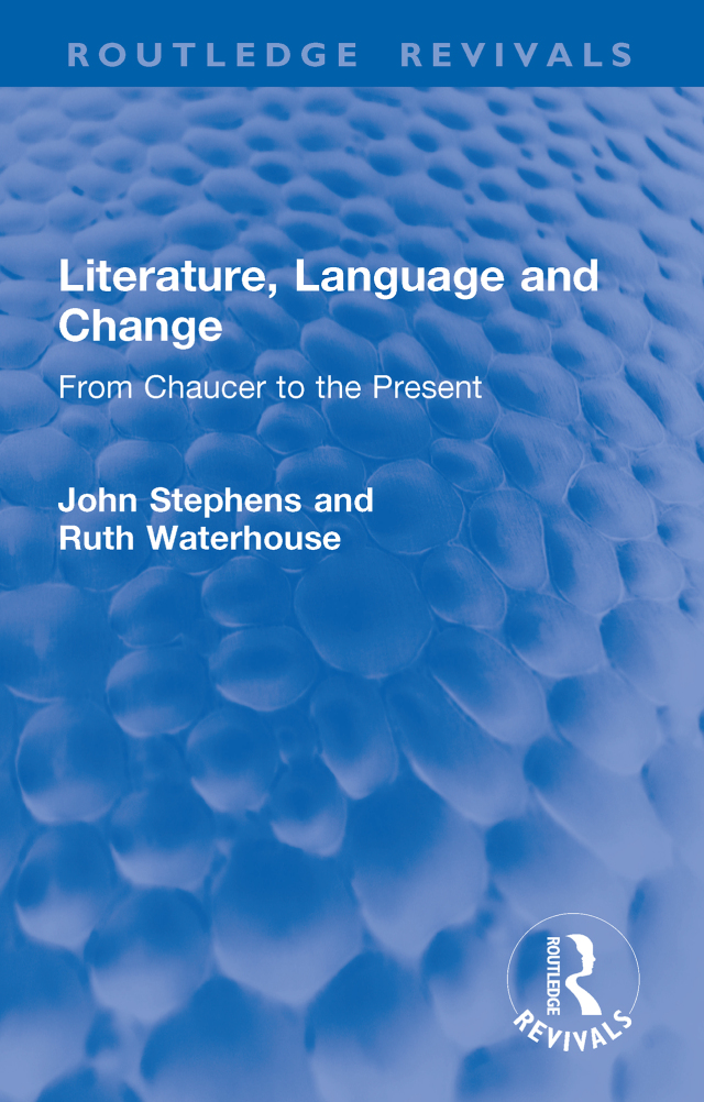 Literature, Language and Change