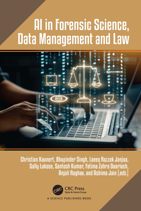Cover image for book AI in Forensic Science, Data Management and Law