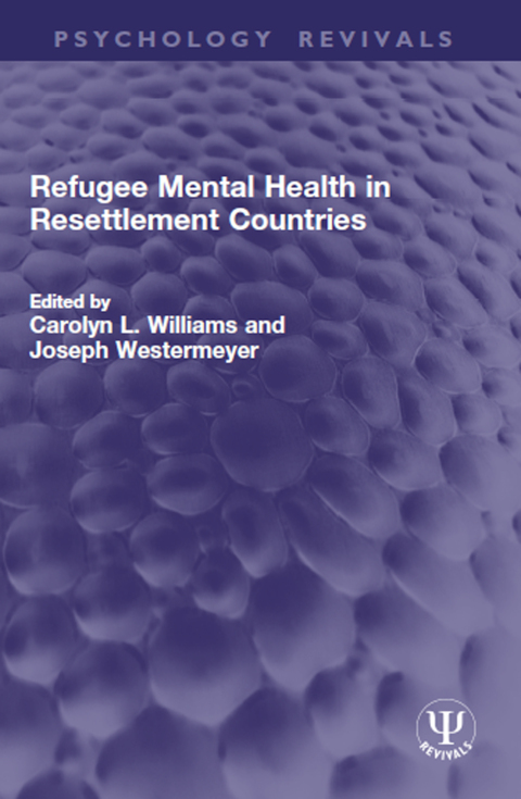 Cover image for book Refugee Mental Health in Resettlement Countries