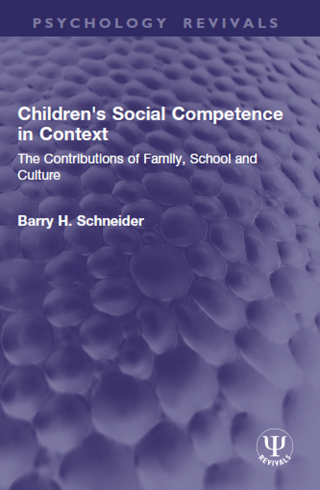 Children's Social Competence in Context