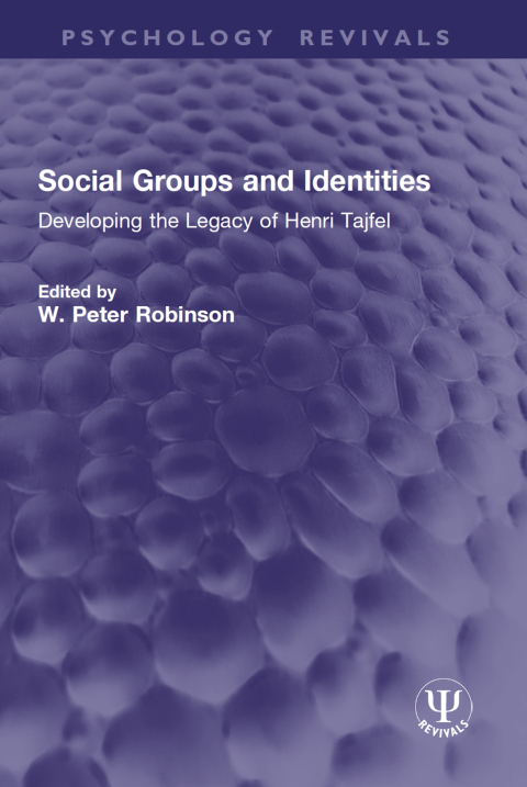 Cover image for book Social Groups and Identities