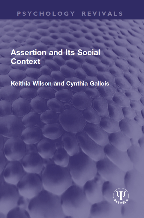 Cover image for book Assertion and Its Social Context