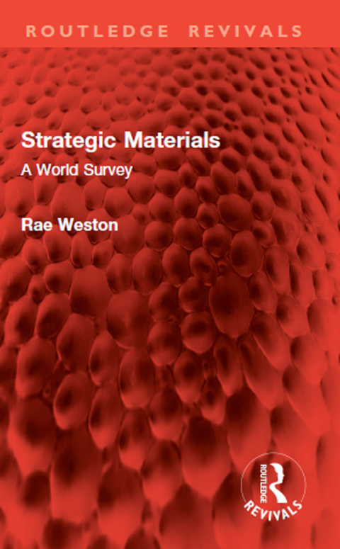 Cover image for book Strategic Materials