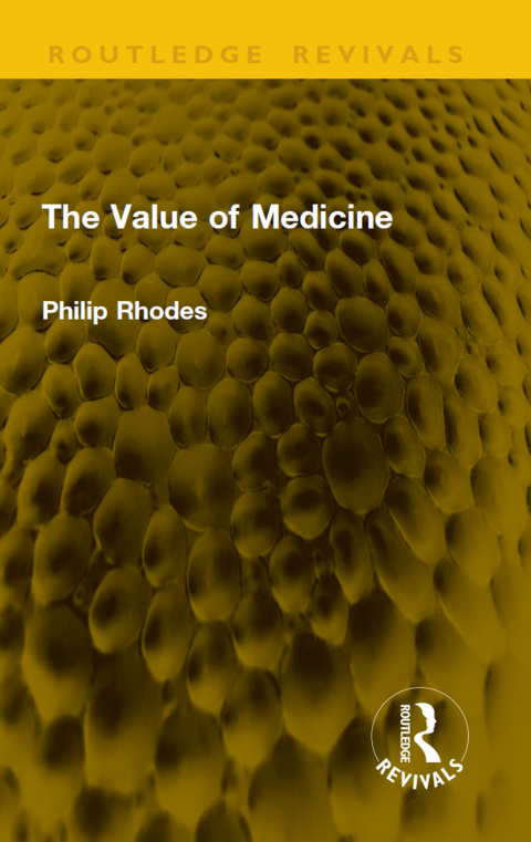 Cover image for book The Value of Medicine