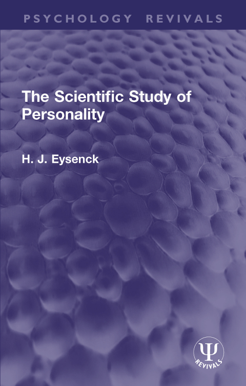 Cover image for book The Scientific Study of Personality