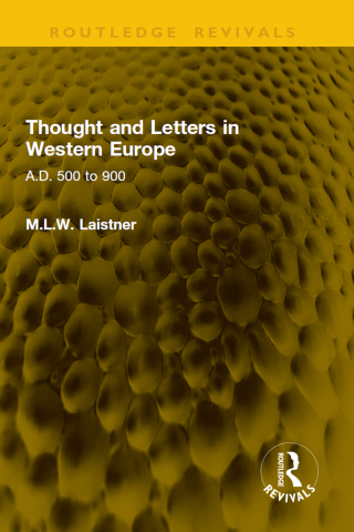 Thought and Letters in Western Europe