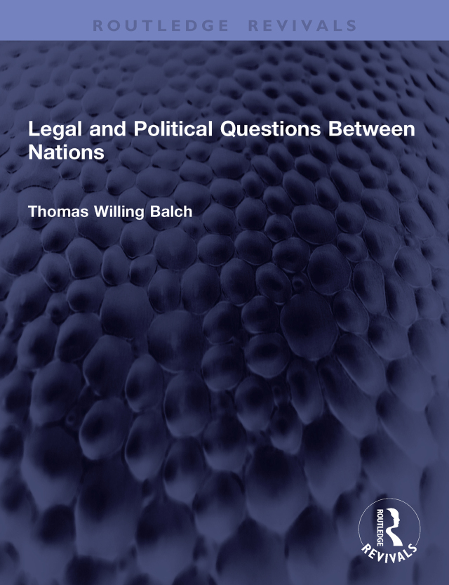 Legal and Political Questions Between Nations