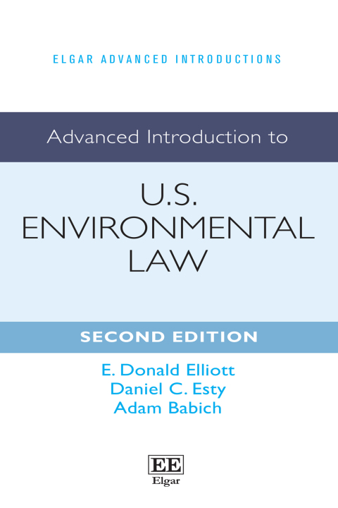 Cover image for book Advanced Introduction to U.S. Environmental Law