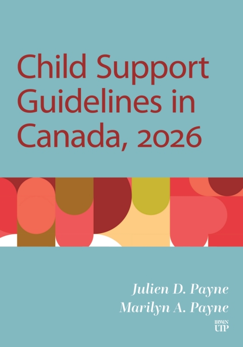 Cover image for book Child Support Guidelines in Canada, 2026