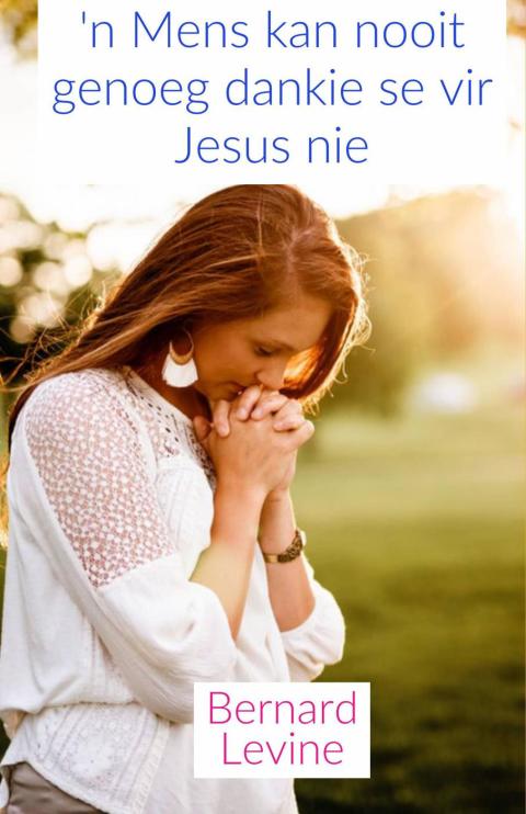 Cover image for book 'n Mens kan nooit genoeg dankie se vir Jesus nie