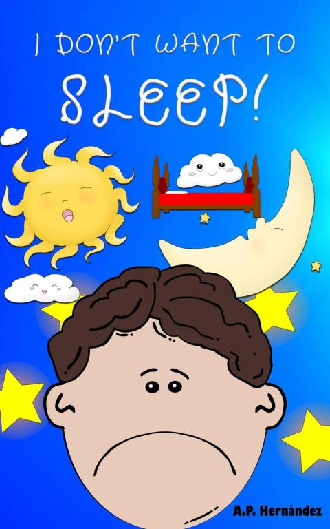 Cover image for book I don't want to sleep!