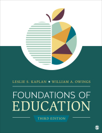 Cover image: Foundations of Education 3rd edition 9781071803974