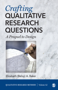 Cover image: Crafting Qualitative Research Questions 1st edition 9781071819135