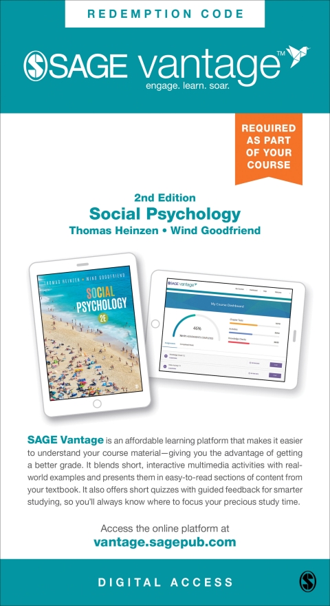 Cover image for book Sage Vantage: Social Psychology