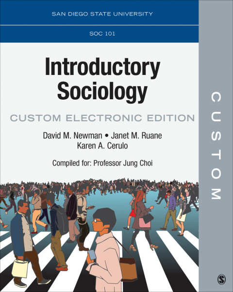 Cover image for book CUSTOM: San Diego State University SOC 101 Introductory Sociology Custom Electronic Edition