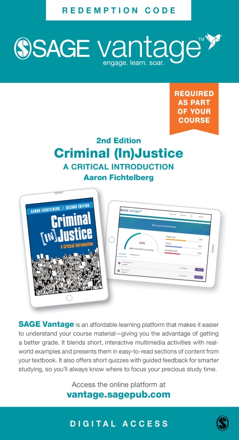 Cover image for book Sage Vantage: Criminal (In)Justice: A Critical Introduction