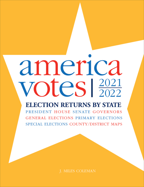 Cover image for book America Votes 35