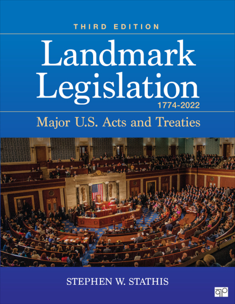 Cover image for book Landmark Legislation 1774-2022